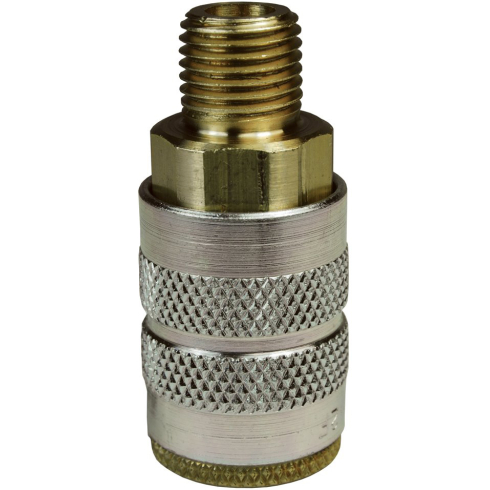 1/4 Розетка БРС F DIXON резьба NPT без отсек, клап (латунь) 2FM2-B-E