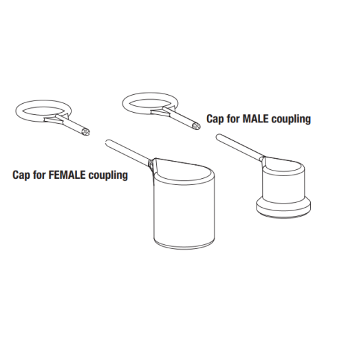Заглушка алюминиевая для штекера Stucchi M A13