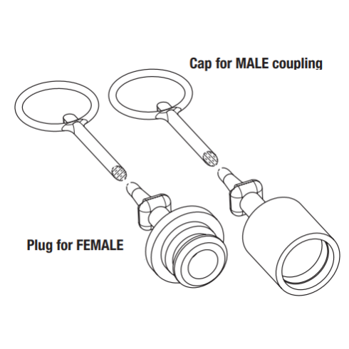 Заглушка пластиковая для штекера Stucchi F IR38