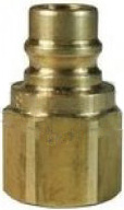 3/8 Штекер БРС VDIXON резьба NPT без отсек, клап (латунь) V3M3-B-E
