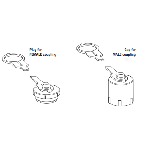 Заглушка пластиковая для штекера Stucchi IV38HP