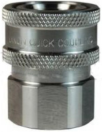 3/4 Розетка БРС V DIXON резьба ORB без отсек, клап (нерж. 316) 6VOF6-SS-E