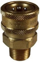 3/8 Розетка БРС V DIXON без отсек, клап резьба NPT (латунь) 3VM3-B-E-LS