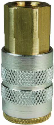 1/4 Розетка БРС F DIXON резьба NPT (латунь) 2FF3-B-BV-BS