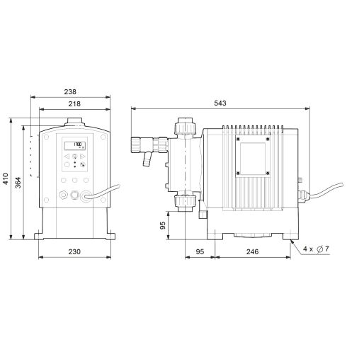 Дозировочный насос Grundfos DME 375-10 AR 95905015