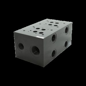 Плита для распределителей и клапанов, трехместная DUPLOMATIC MS S.p.a. EM208/3Y, CETOP 08, порты с боковой стороны