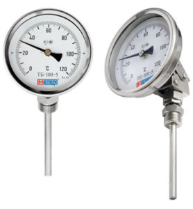 Термометр биметаллический МЕТЕР ТБ-5-80-0...300-60-1-0