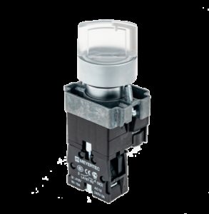 Переключатель с LED подсветкой с фиксацией MEYERTEC MTB2-BK3763