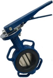 Затвор поворотный дисковый межфланцевый ABRA BUV-VF826 Ру16 Ду050R (PN16 DN50)