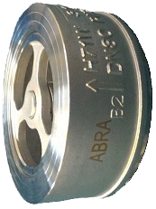 Обратный клапан пружинный межфланцевый ABRA D71 Ру25 Ду25 (PN25 DN25 )