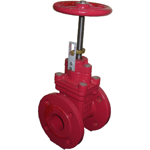 Задвижка клиновая пожарная фланцевая ABRA-A40-Ру10 Ду400—Gi-Открыто (PN10 DN400)