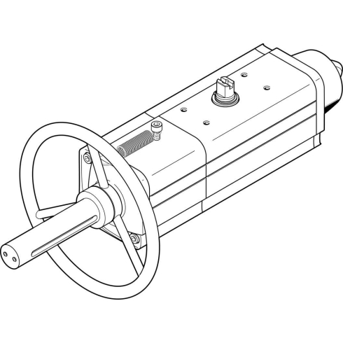 Неполноповоротный привод Festo DAPS-0090-090-RS4-F0710-MW