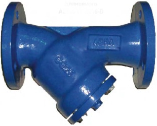 Фильтр сетчатый чугунный фланцевый ABRA YF-3016-DF Ру16 Ду150 (PN16 DN150 )