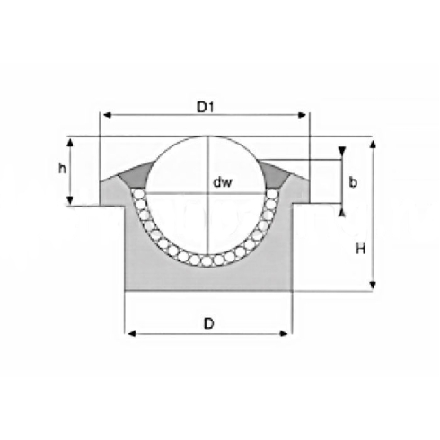 Шариковая опора SP 22 B ISB