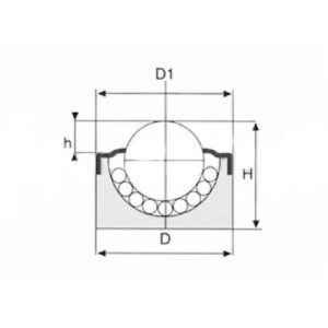 Шариковая опора SP 8 SS ISB