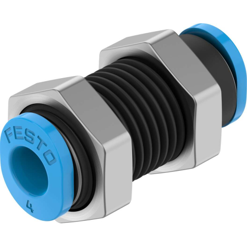 Муфта цанговая для панельного монтажа прямая Festo QSMS-4