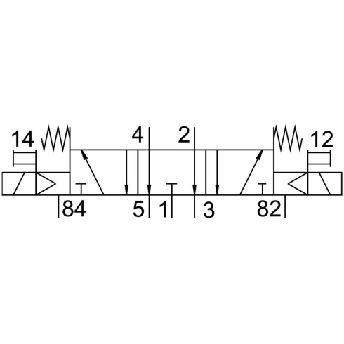 Распределитель с электроуправлением Festo VUVS-L20-P53E-MD-G18-F7-1C1