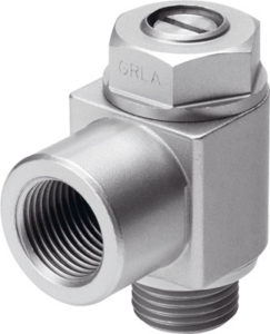 Дроссель с обратным клапаном Festo GRLA-3/8-NPT-B