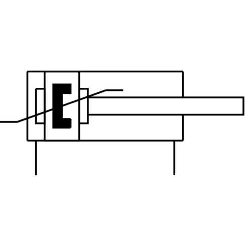 Стандартный пневмоцилиндр Festo DSBC-32-80-PPSA-N3