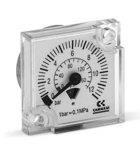 Манометр встроенный Camozzi MX3-R30/W-P