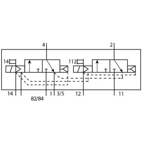 Распределитель с электроуправлением Festo CPV10-M1H-2X3-GLS-M7