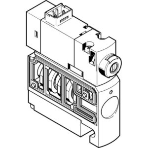 Распределитель с электроуправлением Festo CPVSC1-M1LH-D-T-Q4C