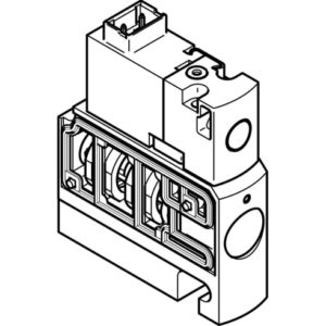 Распределитель с электроуправлением Festo CPVSC1-M5H-K-T-Q3C