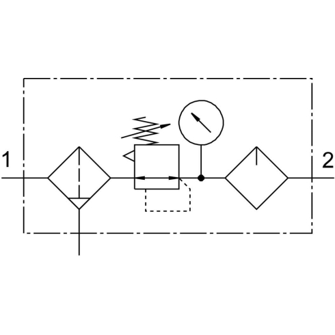 Блок подготовки воздуха Festo FRC-3/4-D-7-MIDI-MPA