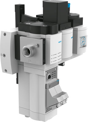 Комбинация блоков подготовки воздуха Festo MSE6-C2M-5000-FB34-D-RG-BAR-AMI-AGD