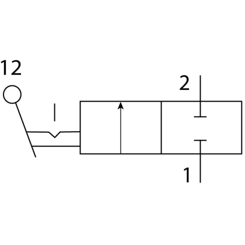Отсечной клапан Festo HE-2-1/4-QS-8