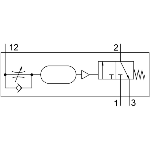 Клапан задержки времени Festo VZB-3-1/4