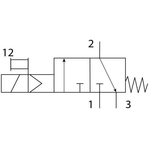 Отсечной распределитель Festo MS4N-EE-1/8-10V24