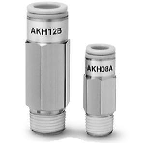 Обратный клапан с быстроразъемным соединением, с наружной резьбой SMC AKH09B-N01S